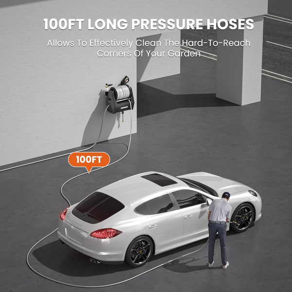 Giraffe Tools Wall Mounted Pressure Washer Electric 2400PSI 2.0GPM