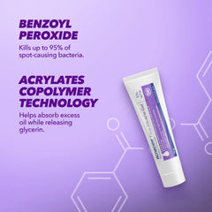 Acnecide Face Gel 5% Benzoyl Peroxide Acne Treatment for Spot Prone Skin 15g