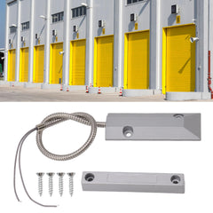 Door Magnetic Switch Alarm Sensor Overhead Garage Door Contacts Anti Theft for Door