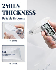 FireKylin100PackIceBags20lb,HeavyDuty,Drawstring,2MilsThickness