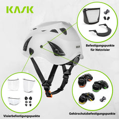 KASK Superplasma AQ Protective Helmet Light Green | Work Safety Helmet | Construction Site Helmet | Rotary Wheel | EN397