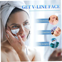 Face Massager Tool, Face Muscle Stimulator with Patch Pads 8 Modes, 19-Speed Microcurrent Lifting Device for Slimming and Lifting