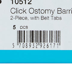 Coloplast SenSura Mio Click Trim to Fit Ostomy Barrier Elastic Adhesive 50 mm Flange 5 per Box 10512