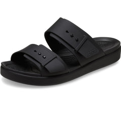 Crocs Women Sandal,Brooklyn Buckle Low,Black,7 UK Women