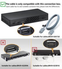 Tjweiqing BN39-02615A 8FT One Connect Cable Compatible with Samsung TV Applicable to The 32 in LS03 Series TV　QN32LS03TBFXZA QN32LS03TBFXZC QN32LS03TBGXZD QN32LS03TBGXZS The Frame TVs Cable