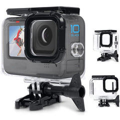 Protective Underwater Diving 60 Meters Waterproof Housing Case for Go pro Hero 13/12/11/10/9 Black Action Cameras with Accessories