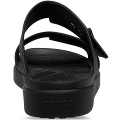 Crocs Women Sandal,Brooklyn Buckle Low,Black,7 UK Women