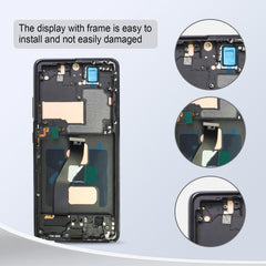 DTD Display for Samsung Galaxy S21 Ultra LCD Screen Replacement Touchscreen Assembly with Tools (Black with Frame, Without Fingerprint Recognition)