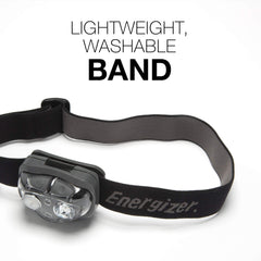 Energizer LED Head Torch, Powerful Bright Headlamp, Water Re