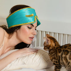 Drowsy Breakfast at Drowsy™ Sleep Mask – 100% Pure Mulberry Silk, Total Blackout, Ultra-Soft & Skin Hydrating for Beauty Sleep & Relaxation