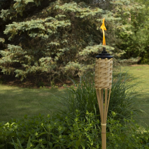 Tiki Brand 1120116 Homespun Outdoor Torch, Natural