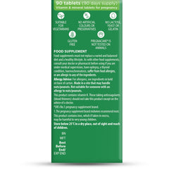 Pregnacare Original Formula Tablets During Pregnancy Support Vitamins and Supplements, 90 Tablets (Pack of 1)