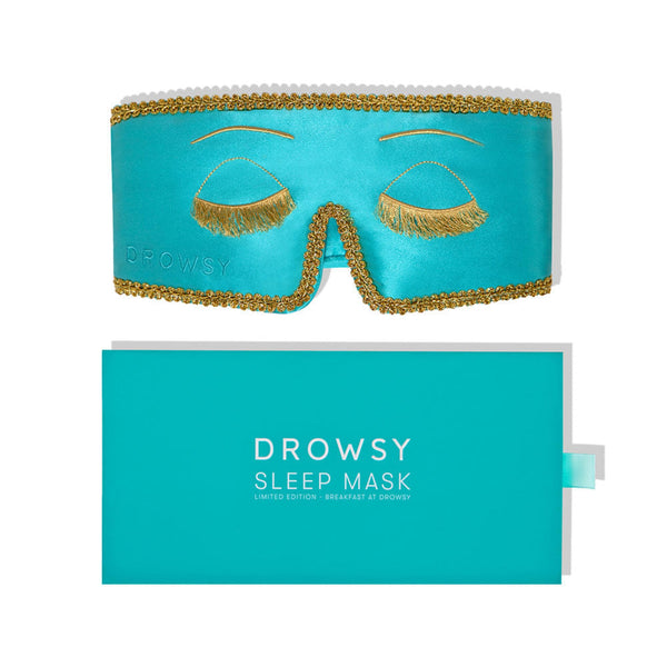 Drowsy Breakfast at Drowsy™ Sleep Mask – 100% Pure Mulberry Silk, Total Blackout, Ultra-Soft & Skin Hydrating for Beauty Sleep & Relaxation