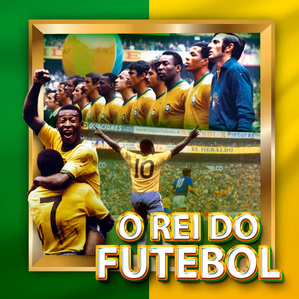 Brazil/Brasil 1970 Retro Soccer Jersey for Men – Vintage Yellow Football Shirt – Pelé Tribute – Classic Fan Apparel (US, Alpha, Small, Regular, Regular, Verde Amarela)