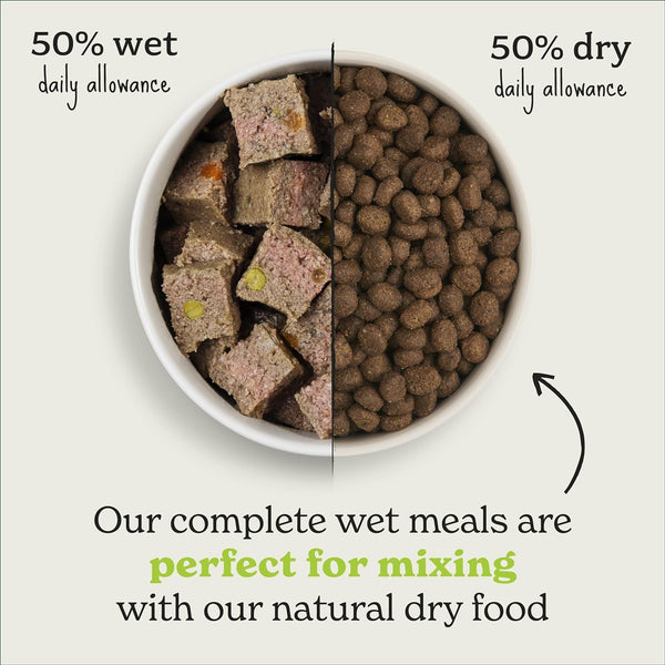 Forthglade Wet Puppy Food Variety Pack (18 x 395g Trays) - Grain Free & Hypoallergenic Dog Food, Lamb with Liver & Vegetables, Complete Meals for Puppies 2-12 Months
