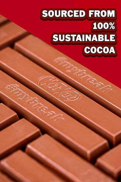 Kit Kat Chocolate Bars | 4 Fingers | 24 Packs of 41.5 g| Kit Kat Milk Buscuit Chocolate Blocks | Bulk Gift Box | Easter Christmas Birthday Present School Gifts | UK Stock | Sold by Essential Products
