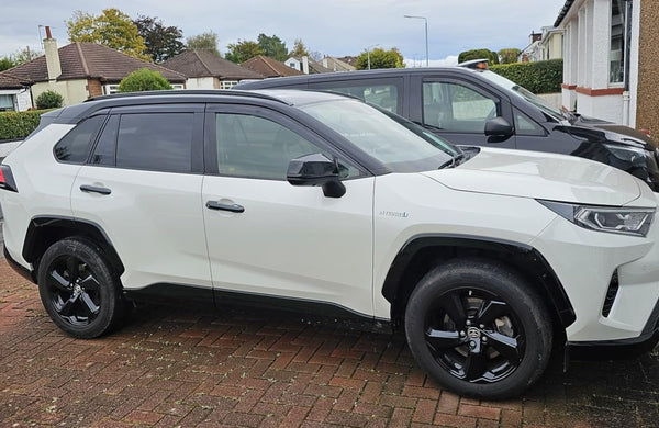 AUTO CLOVER Wind Deflectors Set for Toyota Rav4 2019+ (6 pieces)