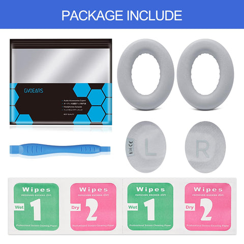 Replacement Ear Pads for Bose NC700 Noise Cancelling Headphones, Upgrade Protein Leather Earpad Cushions for Bose 700 Over-Ear Headset (Silver)