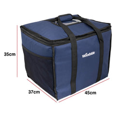 Woodside Extra Large 50L Insulated Cooler Bag For Hot/Cold Food & Drink, Home Delivered Foods, Takeaway Delivery Driver Catering Cool Box