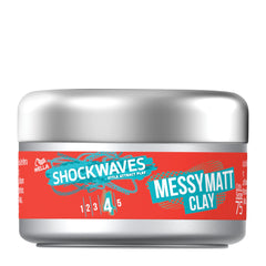 WELLA Shockwaves Hair Clay, Messy Matt, 75ml x6