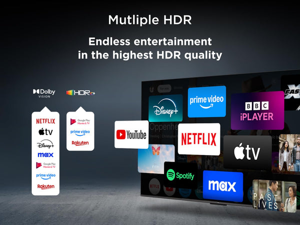 TCL 55C6KS-UK QD-Mini LED TV, 4K HDR Premium, Powered by Google TV (Dolby Vision & Atmos, Onkyo 2.1 Sound System, Hands-Free Voice Control, Apple AirPlay 2 & Alexa, 2025 New Model)