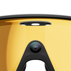 Oakley Meta Vanguard AI Glasses for Men, Women — Performance Sport Eyewear — 12 MP Camera, 3K Ultra HD, Garmin, IP67 Waterproof — Black/Prizm™ 24K Lenses