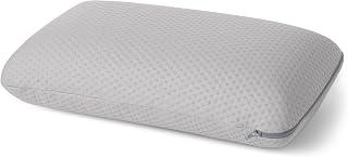 Amazon Basics Camping Pillow, Memory Foam Travel Pillow with Washable Cover