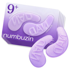 numbuzin No.9 Under Eye Patches with NAD+ & Collagen | Cooling Eye Patches for Dark Circles & Puffiness | Firming Hydrogel Eye Masks with Caffeine & Niacinamide | 5 Pairs (10 Patches)