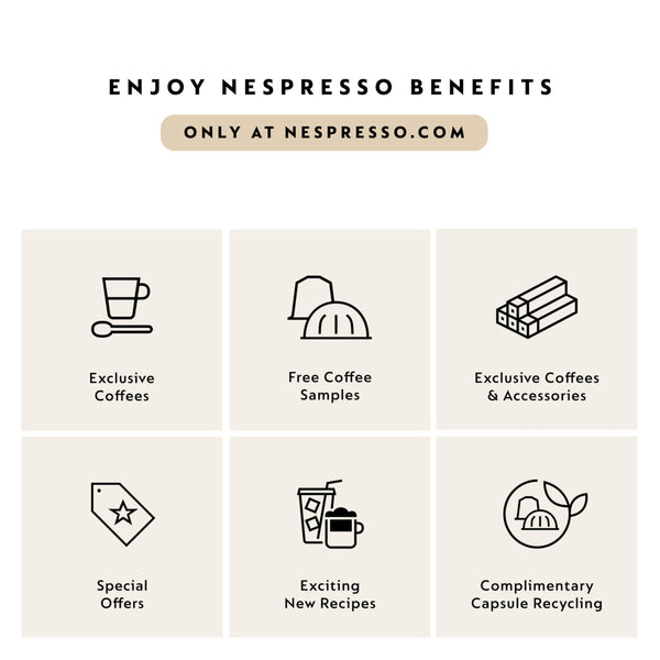Nespresso Original Coffee Pods, 50 Mixed Pack - 10 Arpeggio, 10 Ristretto, 10 Capriccio, 10 Roma, 10 Livanto Capsules for Nespresso Machines. Make Espressos, Cappuccino and Macchiato. Recyclable Pods