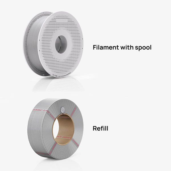 Bambu Lab PETG Translucent Filament 1.75mm 1kg Spool - Strong Durable 3D Printer Filament, High-Temp Resistance, Low Warp, Compatible with Bambu Lab & Most FDM 3D Printers - Pink (32200) - Refill