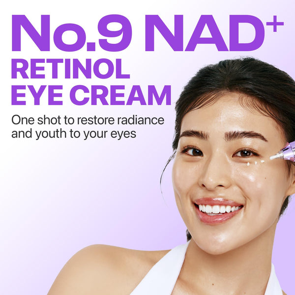 numbuzin No.9 Anti-Aging Eye Cream with NAD+ & Retinol – Targets Dark Circles, Puffiness & Wrinkles | Firming Under Eye Care with Peptides & Niacinamide | 10 ml (0.33 fl. oz.)