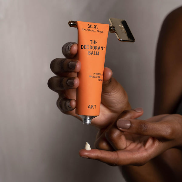AKT, THE ASSISTANT. Tube squeezer key — The key to ZERO WASTE. 100% PLASTIC FREE & RECYCLABLE — Squeeze out every last drop of your NATURAL DEODORANT BALM from AKT LONDON
