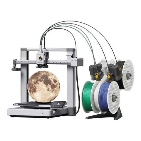 Bambu Lab A1 Combo + LED Lamp Kit, Multi-Color 3D Printing (With AMS lite)