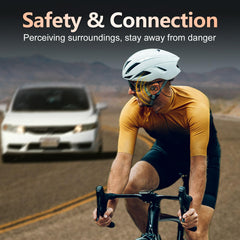 Ortizan Open Ear Headphones, Running headphones Wireless Bluetooth 5.3 IPX6 Waterproof, Clear Call, 19g Lightweight Earphones 15H Playtime & Magnetic Fast Charge for Running Cycling Workouts