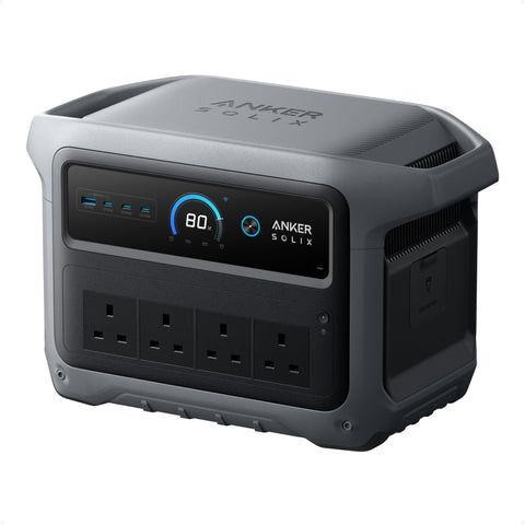 Anker SOLIX C1000 Gen 2 Portable Power Station, 2000W (Peak 3000W) Solar Generator, Full Charge in 49 Min, 1024Wh LiFePO4 Battery for Home Backup, Power Outages, and Camping