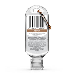 Palm Safe Coconut 3 Pack 60ml Anti Bacterial Premium Hand Sanitiser Travel Size Refillable Clip Bottle Quick Drying Non Sticky Extra Moisturising Kills 99.9% of Viruses and Bacteria