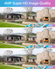 ZOSI 8CH 5MP PoE CCTV Camera System Outdoor Indoor, 2.5K 8 Channel H.265+ PoE NVR Built-in 2TB HDD, 4X 4MP Wired Home Security Cameras, AI Human Detection, 100ft IR Night Vision, Remote Access