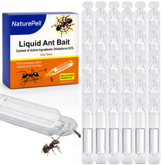 Liquid Ant Bait 20 Pack, Ant Killer Bait Stations for Indoor & Outdoor