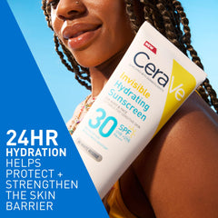 CeraVe Invisible Hydrating Sunscreen SPF 30, For Body & Face, 177ml