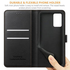 Ganbary Case Compatible with Samsung Galaxy A52s 5G/ A52 5G&4G, Premium PU Leather Flip Wallet Case [Full Protection] [Card Slots] [Kickstand], Black