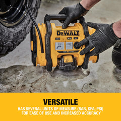 DEWALT 18V XR Inflator Deflator with Digital Gauge, DCC018N-XJ