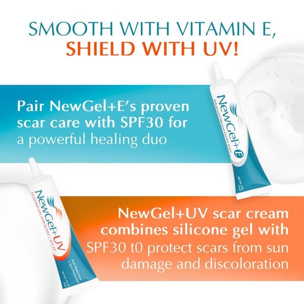 MyNewGel Advanced High-Potency Silicone Scar Gel with Vitamin E for Old, New Scars, Surgery, Keloids, Burns, and Facial Blemish Scars, NewGel Plus by MyNewGel (15 Grams) - 0.50 oz
