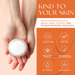 Skin 2.0 Vitamin C & Collagen Face Moisturizer - Anti-Aging, Skin Tightening - Brightening, Clean Beauty, Cruelty-Free, Korean Skincare For All Skin Types - 1.69 Fl Oz