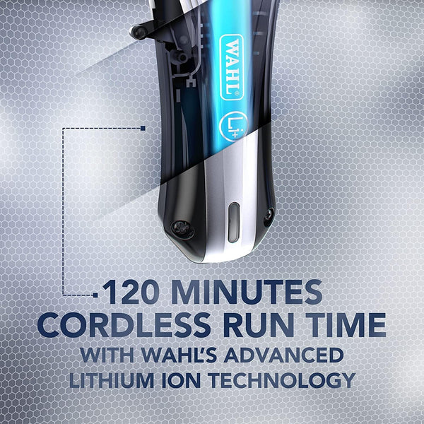 Wahl Rapid Clip Hair Clipper, Hair Clippers for Men, Rechargeable, Lithium-Ion Clipper, Men's Head Shaver, Cordless Clippers for Men, Haircutting Kit