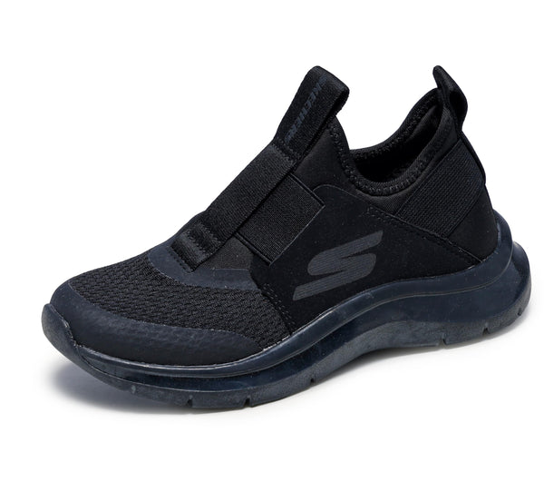 Skechers Boys' Skech Fast Ice, Black/Black, 6 Big Kid