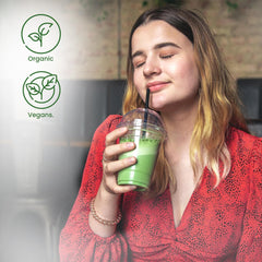 Herbal Magic's Organic Fenugreek leaf Powder (Methi) - Rich Flavoured Smoothies, Shakes, Juices, baking, Soups - Whole Leaf Used -Free from Fillers & Preservatives -100g