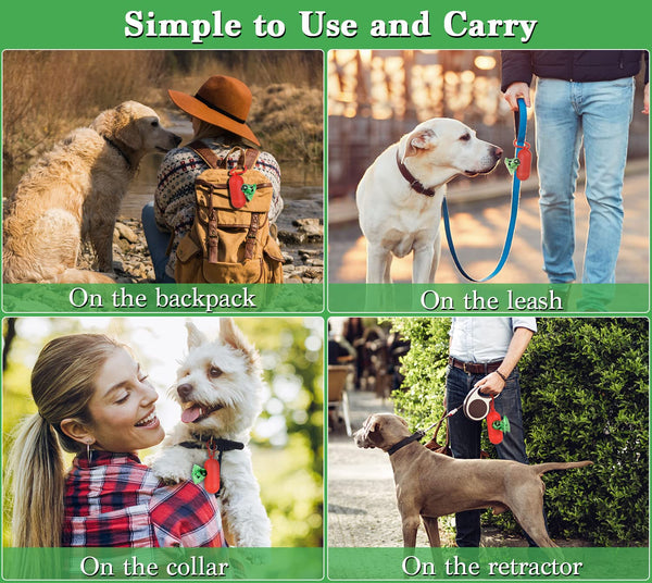 Nineaccy Dog Poo Bags with Holder-240 Large Poop Bags, Corn Starch Blended Poo Bag, Extra Thick Strong Leak Proof Poop Waste Bag for Dogs (Green)