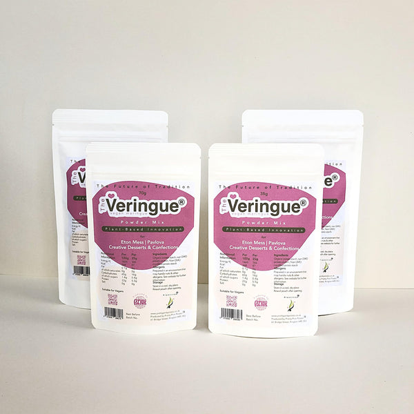 Veringue® New Vegan Meringue Powder Mix | Plant-Based | Egg-Free | Aquafaba Alternative | 70g 250g (70)