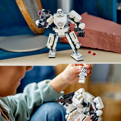 LEGO Star Wars Stormtrooper Mech Set, Buildable Action Figure Model with Jointed Parts, Minifigure Cockpit and Large Stud-Shooter, Collectible Toy for Kids Aged 6 and Up 75370