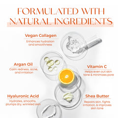 Skin 2.0 Vitamin C & Collagen Face Moisturizer - Anti-Aging, Skin Tightening - Brightening, Clean Beauty, Cruelty-Free, Korean Skincare For All Skin Types - 1.69 Fl Oz